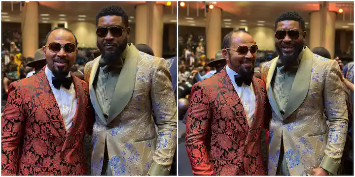 Social Media Buzzes with Excitement as Chidi Mokeme and Ramsey Nouah Showcase Timeless Looks